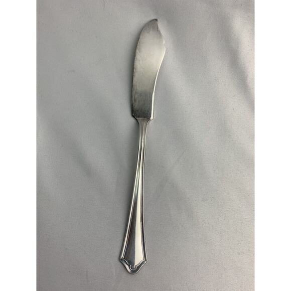 Vintage Oneida Community Par Plate Vernon-Ashley 7 1/4" Butter Knife Turned Hand - Picture 3 of 8